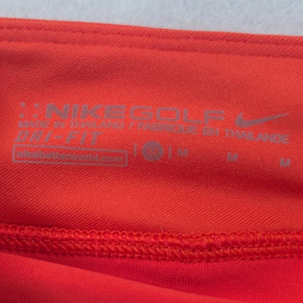 Nike Golf Dri-FIT Striped Skort Tennis Athletic Skirt Built-In Shorts Red M EUC